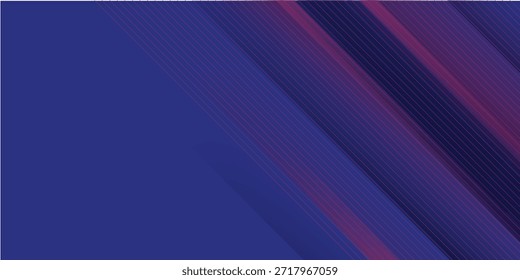 Fondo ancho abstracto azul oscuro con decoración de rayas de línea de luz roja. Diseño de fondo de concepto corporativo de tecnología moderna