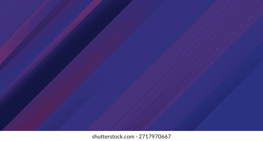Fondo ancho abstracto azul oscuro con decoración de rayas de línea de luz roja. Diseño de fondo de concepto corporativo de tecnología moderna