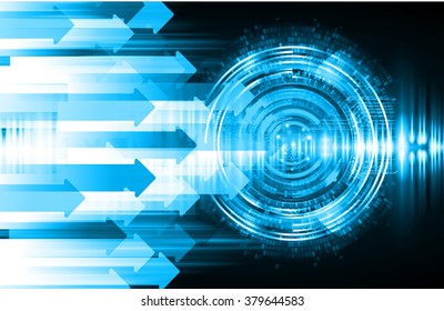 dark blue arrow Light Abstract Technology background for computer graphic website internet and business. circuit. illustration.digital.infographics. binary code. 