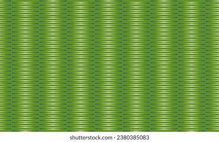 flechas de color azul oscuro sobre el fondo verde repiten en la columna línea horizontal, repiten el patrón sin soldadura, el diseño para la impresión de tela o papel pintado o fondo o camiseta, estera de tejido verde