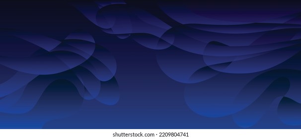 dark blue art banner background vector illustration