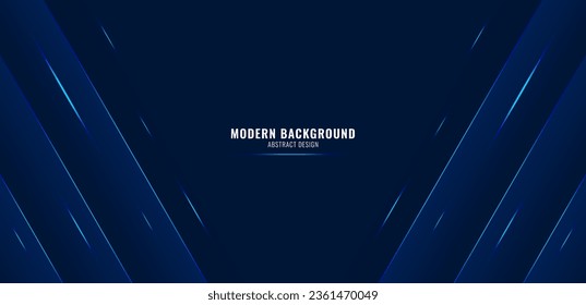 Dark blue background with abstract glowing lines graphic elements. Modern simple texture design. Futuristic technology concept. Perfect for banner, poster, cover, landing page, etc.