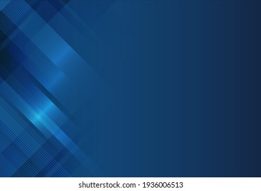 Dark blue background with abstract graphic elements for presentation, technology concept, background design.