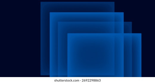 Fondo azul oscuro con Elementos gráficos abstractos para el diseño de fondo de presentación.