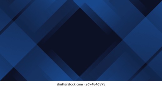 Fondo azul oscuro con Elementos gráficos abstractos para el diseño de fondo de presentación.