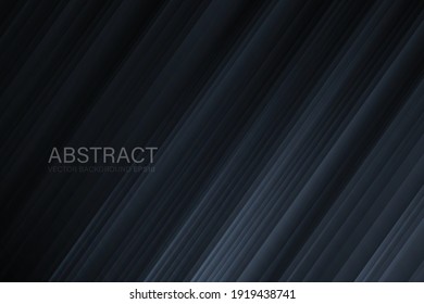 Dark Blue background with abstract line rectangle geometric shapes modern element for banner, presentation design and flyer