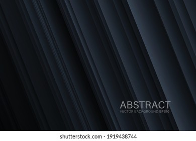 Dunkelblauer Hintergrund mit abstrakten rechteckigen geometrischen Formen, modernes Element für Banner, Präsentationsdesign und Flyer