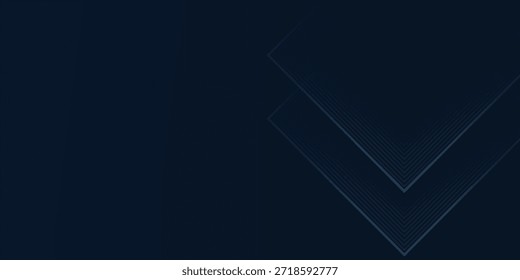 Fondo azul oscuro. Fondo de presentación abstracto con líneas curvas modernas y elegantes. eps.10.