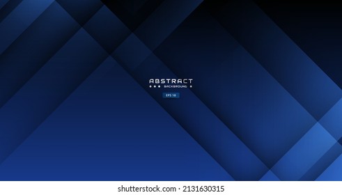 Dark blue background with abstract round shape cirlcle, arrow, dynamic and futuristic banner concept.