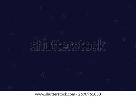 Dark blue background with abstract speckled pattern. Pale yellow tiny dots cluster together randomly across the entire frame, creating a textured effect.