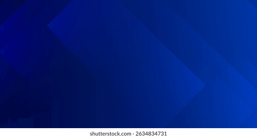 dark blue background with abstract square shape, dynamic and sport banner concept.