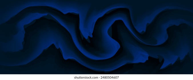 dark blue background with abstract wave texture