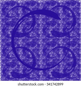 dark blue background with circles.