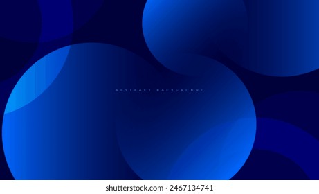 dark blue background with circular shapes composition. great for wallpaper, website, poster, presentation, banner, cover.