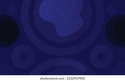 Dark Blue Background Design Banner Poster For presentation