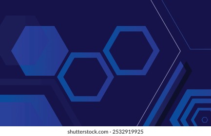 Dark Blue Background Design Banner Poster For presentation