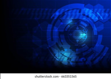 dark blue background for eye technology