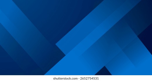 Dark blue background with geometric bright blue rectangular shapes—perfect for modern, tech-inspired, and professional abstract vector designs.