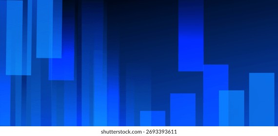 Un fondo azul oscuro con Formas geométricas, perfecto para diseños de Vector elegantes, modernos y abstractos.