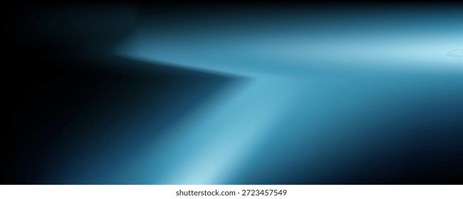 Fondo azul oscuro que brilla intensamente luz azul proyector de rayo escenario estudio telón de fondo diseño de Plantilla abstracto de la colocación del producto, Vector Eps10

