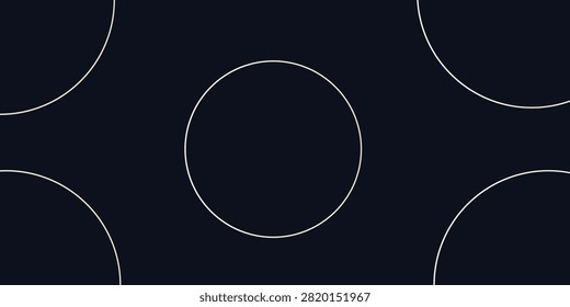 dark blue background with golden circles with shadown. modern background. vector illustration. eps 10