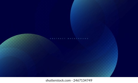 dark blue background with gradient circles and halftone. great for website, wallpaper, poster, banner, presentation.