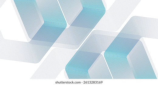 Dark blue background with hexagon geometric lines pattern. Abstract shiny hexagon lines. Futuristic technology concept. eps 10