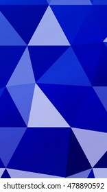 Dark blue background image from the polygonal elements. Blend. Vector illustration. Abstraction. For design, presentations, banners.