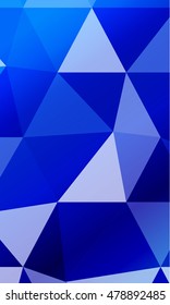 Dark blue background image from the polygonal elements. Blend. Vector illustration. Abstraction. For design, presentations, banners.