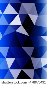 Dark blue background image from the polygonal elements. Blend. Vector illustration. Abstraction. For design, presentations, banners.