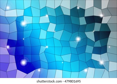 Dark blue background image from the polygonal elements. Blend. Vector illustration. Abstraction. For design, presentations, banners.