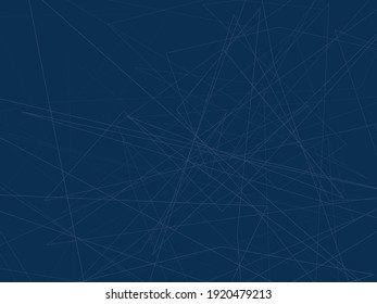 Dark blue background with intersecting lines. The overall geometric pattern. Vector. 
