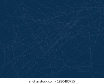 Dark blue background with intersecting lines. The overall geometric pattern. Vector. 

