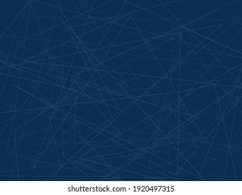 Dark blue background with intersecting lines. The overall geometric pattern. Vector. 
