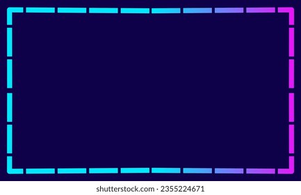 Fondo azul oscuro con un marco rayado de color claro