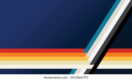 Fundo azul escuro com design de vetor de gradação de linha. Modelo para banner, fundo, publicidade, apresentação, prêmio, convite, etc.