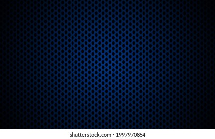 Fondo azul oscuro. Fondo de acero de textura de metal oscuro. Textura de fibra de carbono azul marino. Plantilla de diseño web. Ilustración vectorial.