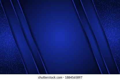 Fondo azul oscuro con forma abstracta moderna