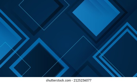 Dark blue background modern abstract presentation background. Luxury paper cut background. Abstract decoration, bluish shiny pattern, line stripes gradients, 3d Vector illustration