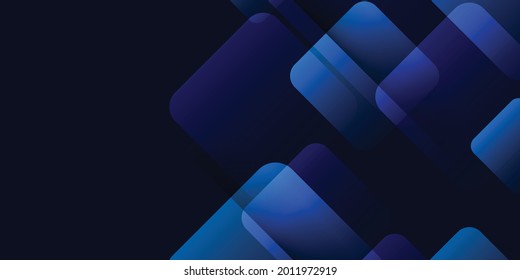 Fondo azul oscuro con concepto corporativo moderno. Ilustración vectorial para el diseño de presentación, fondo de tarjeta de visita y más