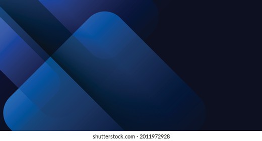 Dark blue background with modern corporate concept. Vector illustration for presentation design, business card background and more