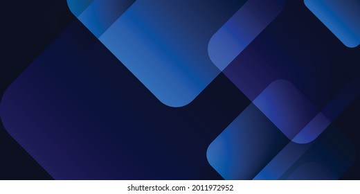 Dark blue background with modern corporate concept. Vector illustration for presentation design, business card background and more