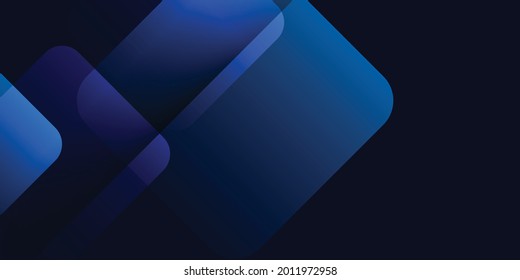 Dark blue background with modern corporate concept. Vector illustration for presentation design, business card background and more