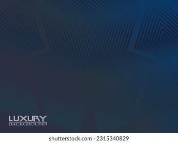 Dark blue background. Modern curved lines abstract presentation background. Luxury paper cut background. Abstract decoration, golden pattern, halftone gradient, 3d vector illustration.