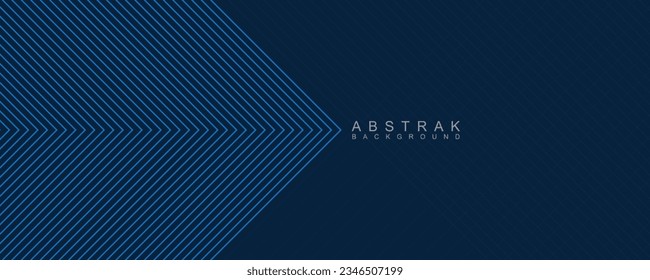 Dark blue background. Modern curved lines abstract presentation background. Luxury paper cut background.