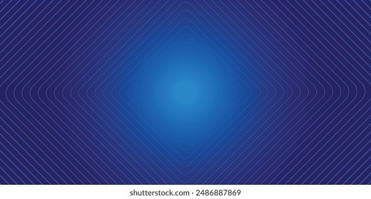 Dark blue background. Modern curved lines abstract presentation background. Luxury paper cut background. Abstract decoration, golden pattern, halftone gradient, 3d vector illustration