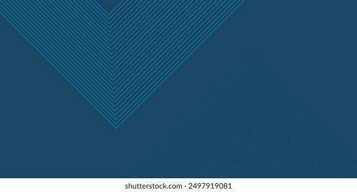 Dark blue background. Modern curved lines abstract presentation background. Luxury paper cut background.