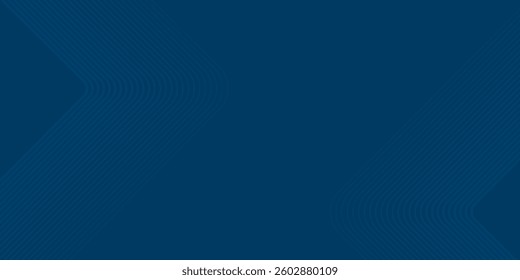 Dark blue background. Modern curved lines abstract presentation background. Luxury paper cut background, Abstract decoration eps10.