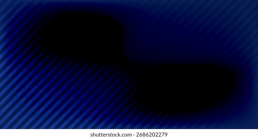 Fondo azul oscuro. Fondo de presentación abstracto de líneas curvas modernas. Fondo de corte de papel de lujo. Ilustración vectorial