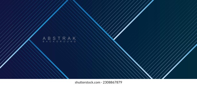 Dunkelblauer Hintergrund. Moderne und elegante, kurvy Linien, abstrakter Hintergrund, Vorlagenbanner
